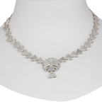 Trio Shimmer | White | Premium CZ Crystal Necklace Set