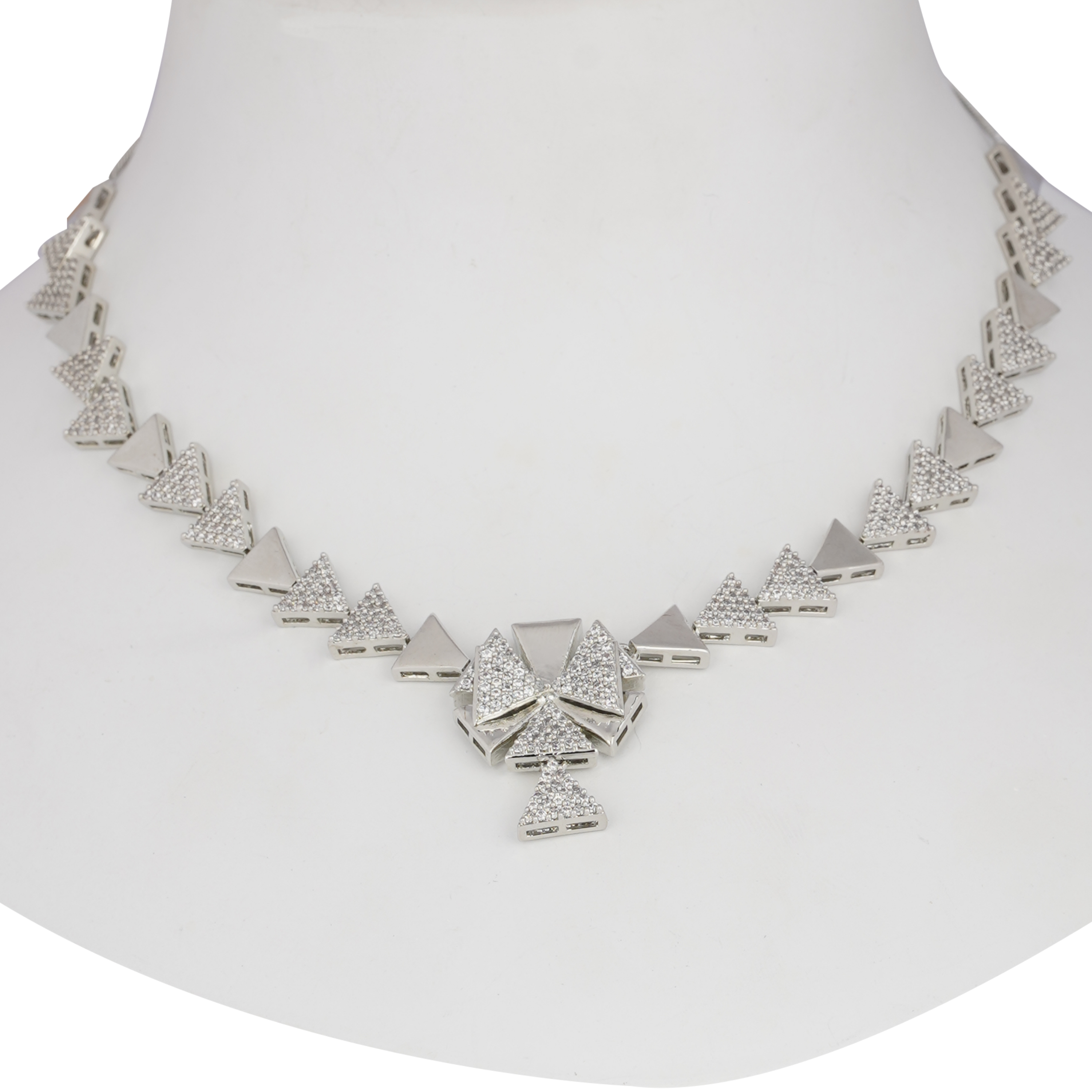 Trio Shimmer | Premium CZ Crystal Necklace Set