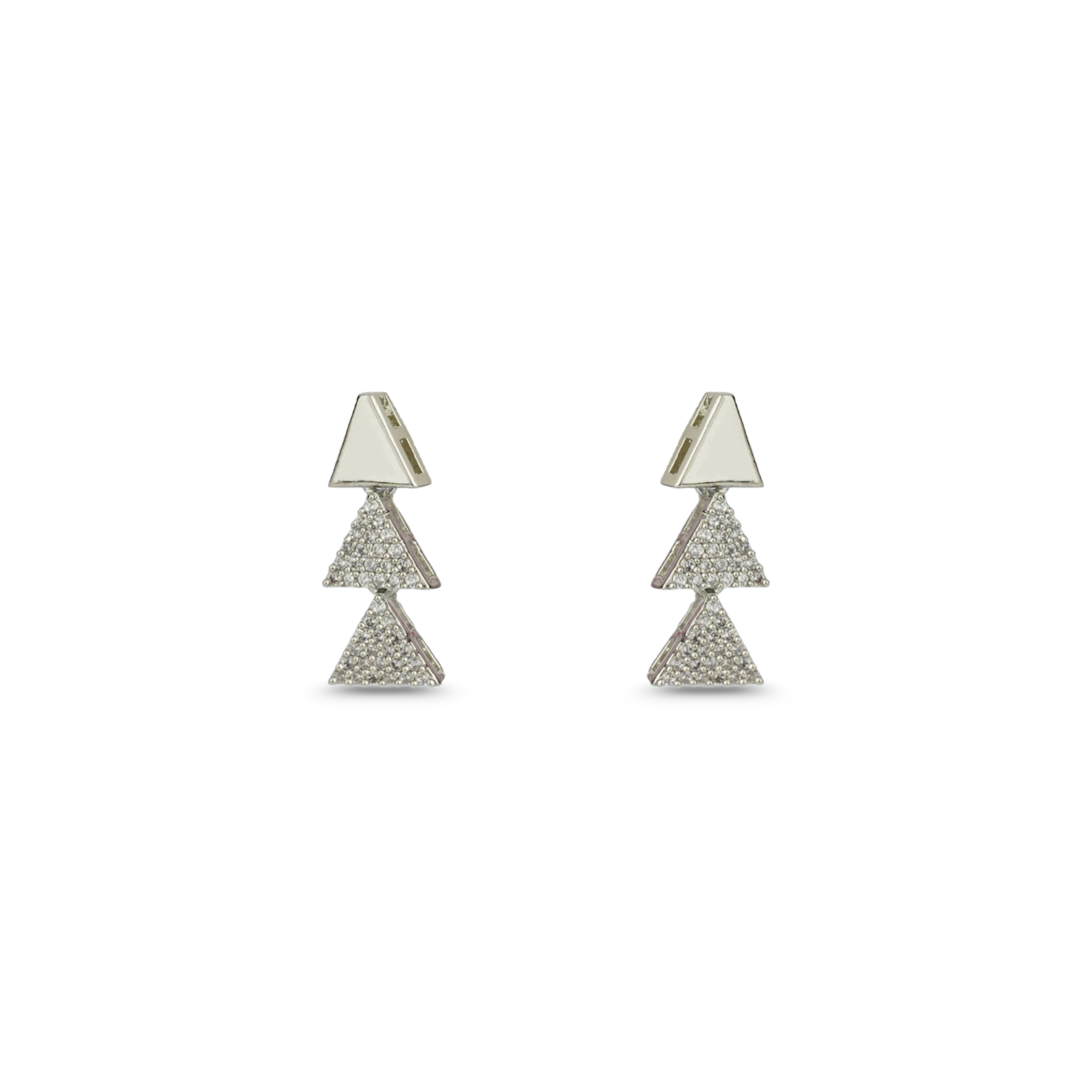 Trio Shimmer | Premium CZ Crystal Necklace Set