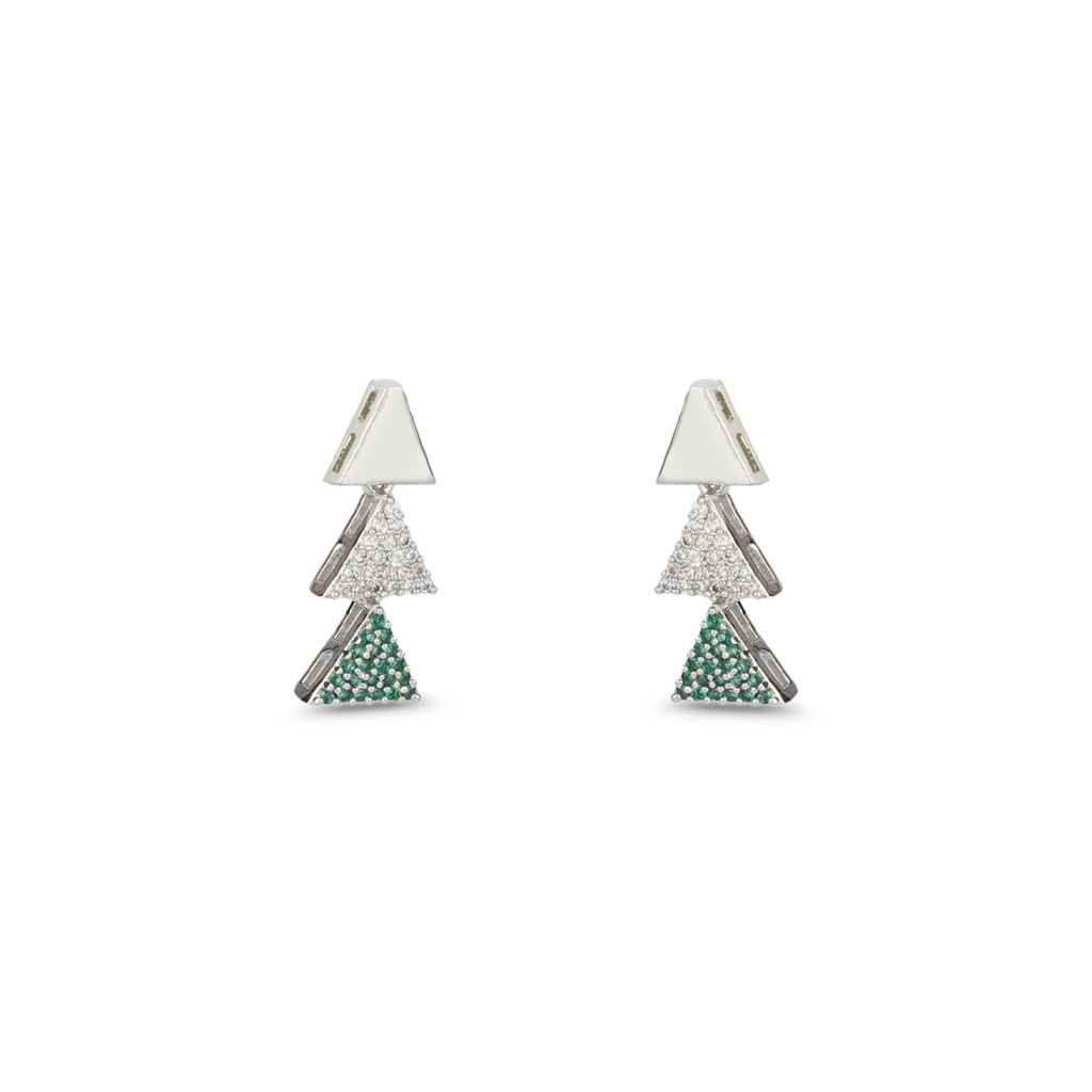 Trio Shimmer | Premium CZ Crystal Necklace Set