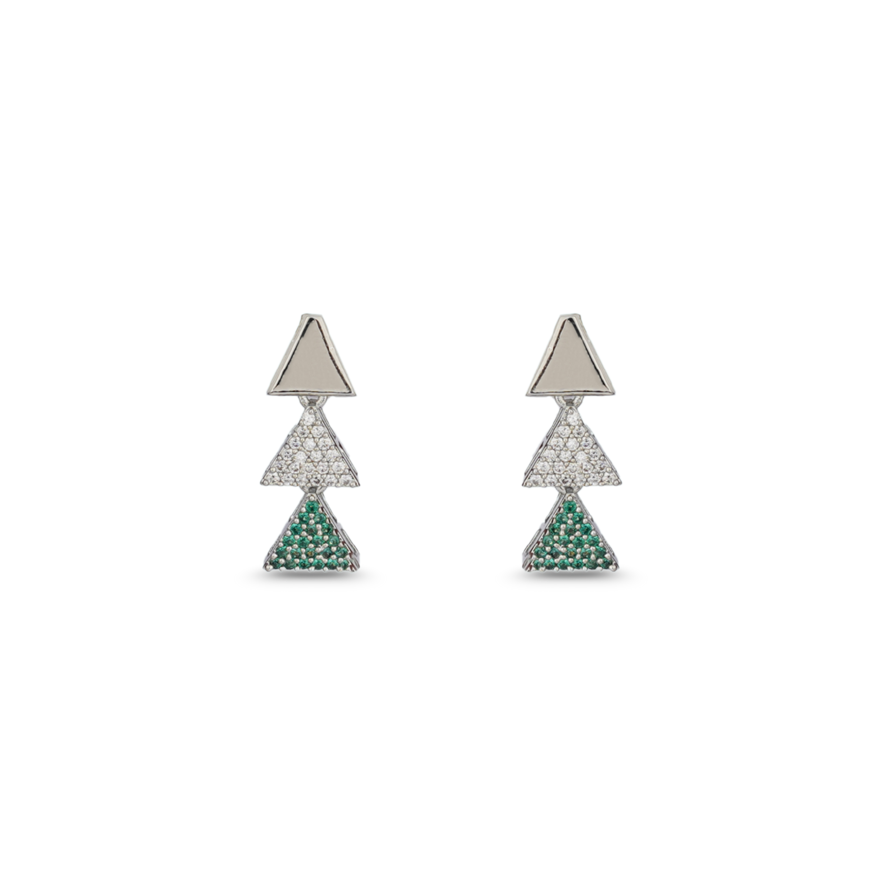 Trio Shimmer | Premium CZ Crystal Necklace Set