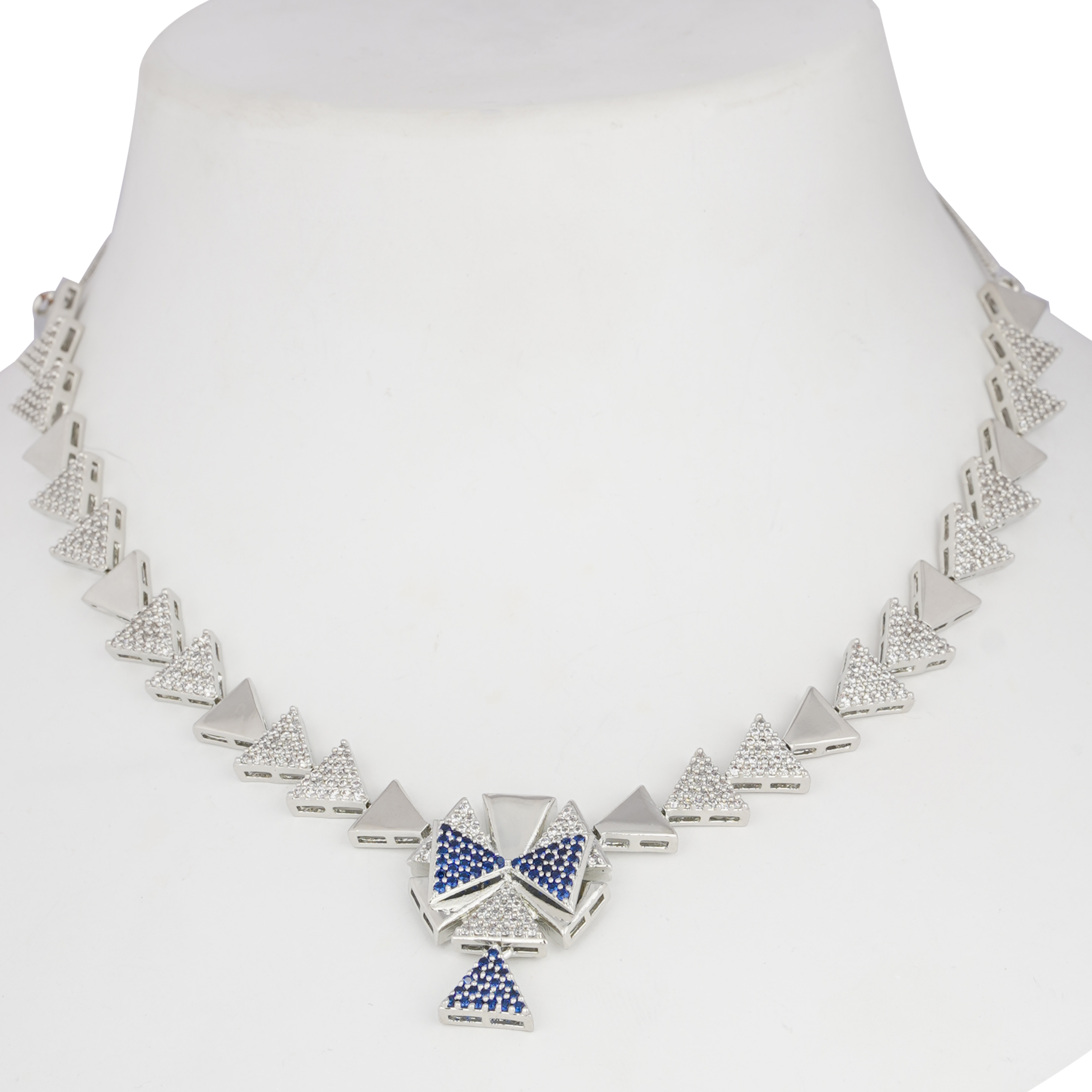 Trio Shimmer | Premium CZ Crystal Necklace Set