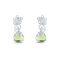Truancy | Peridot | Luxury CZ Crystal Earring