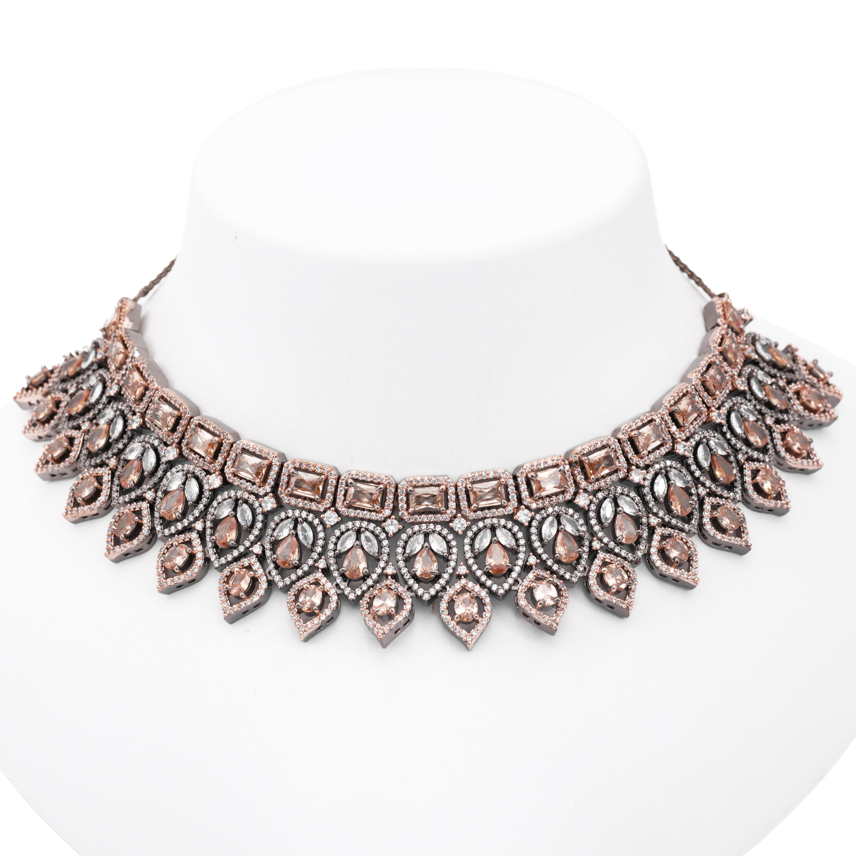 Unmounted | Luxury CZ Crystal Necklace Set