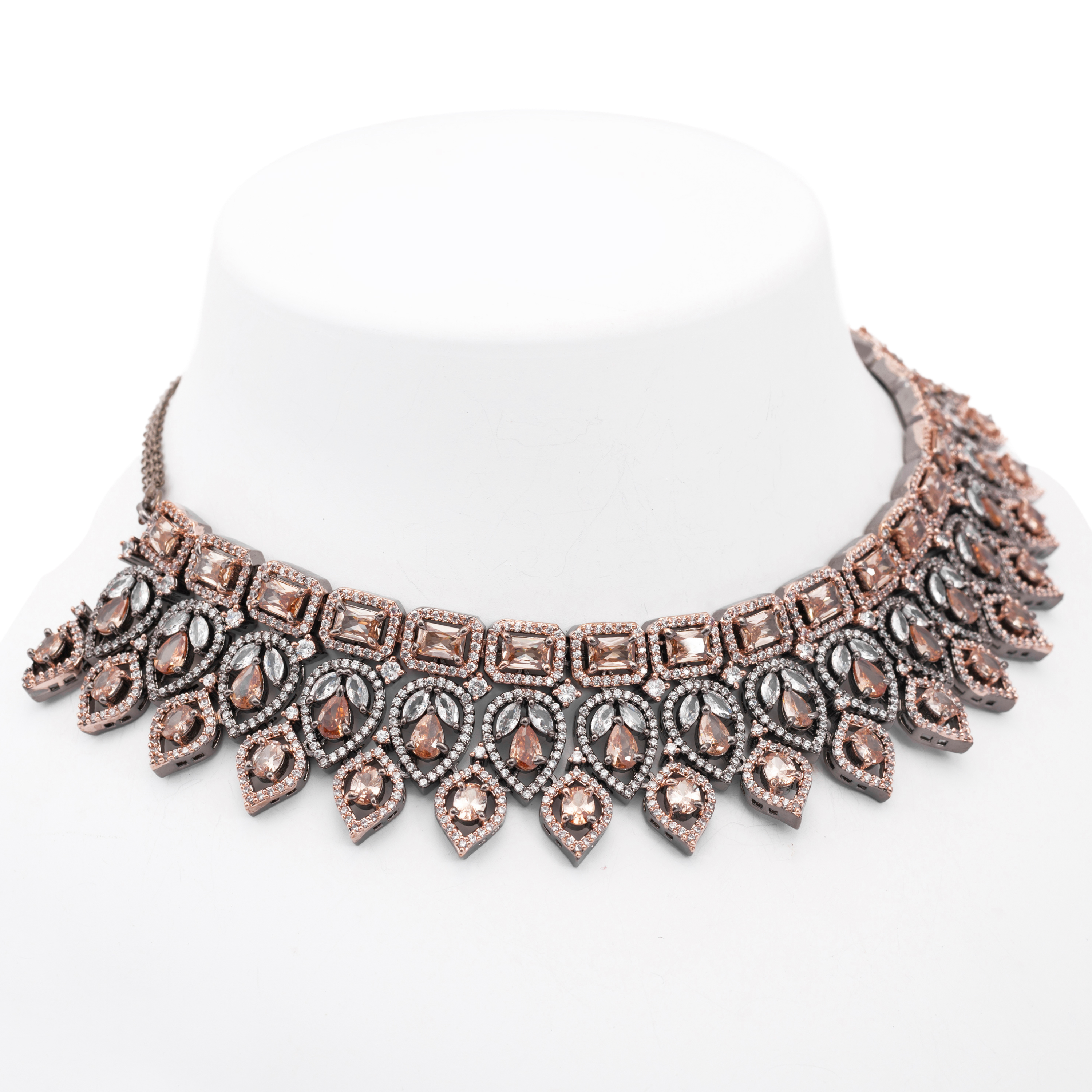 Unmounted | Luxury CZ Crystal Necklace Set