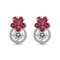Urban Glam | Hydra Red | Premium CZ Crystal Earring