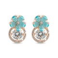 Urban Glam | Aquamarine | Premium CZ Crystal Earring