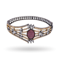 Venus | Carnelian | Signature CZ Crystal Bracelet