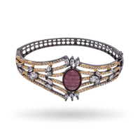 Venus | Carnelian | Signature CZ Crystal Bracelet