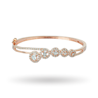 Vintage Stone | Rose Rhapsody | Premium CZ Crystal Bracelet