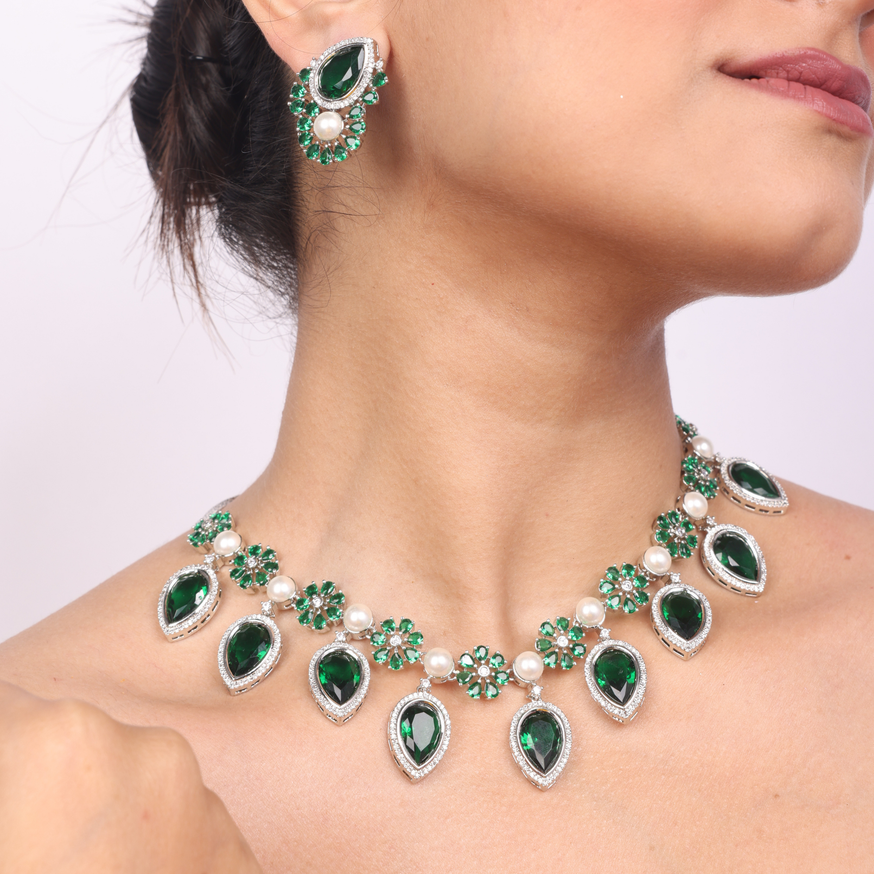 Verazza | Signature CZ Crystal Necklace Set