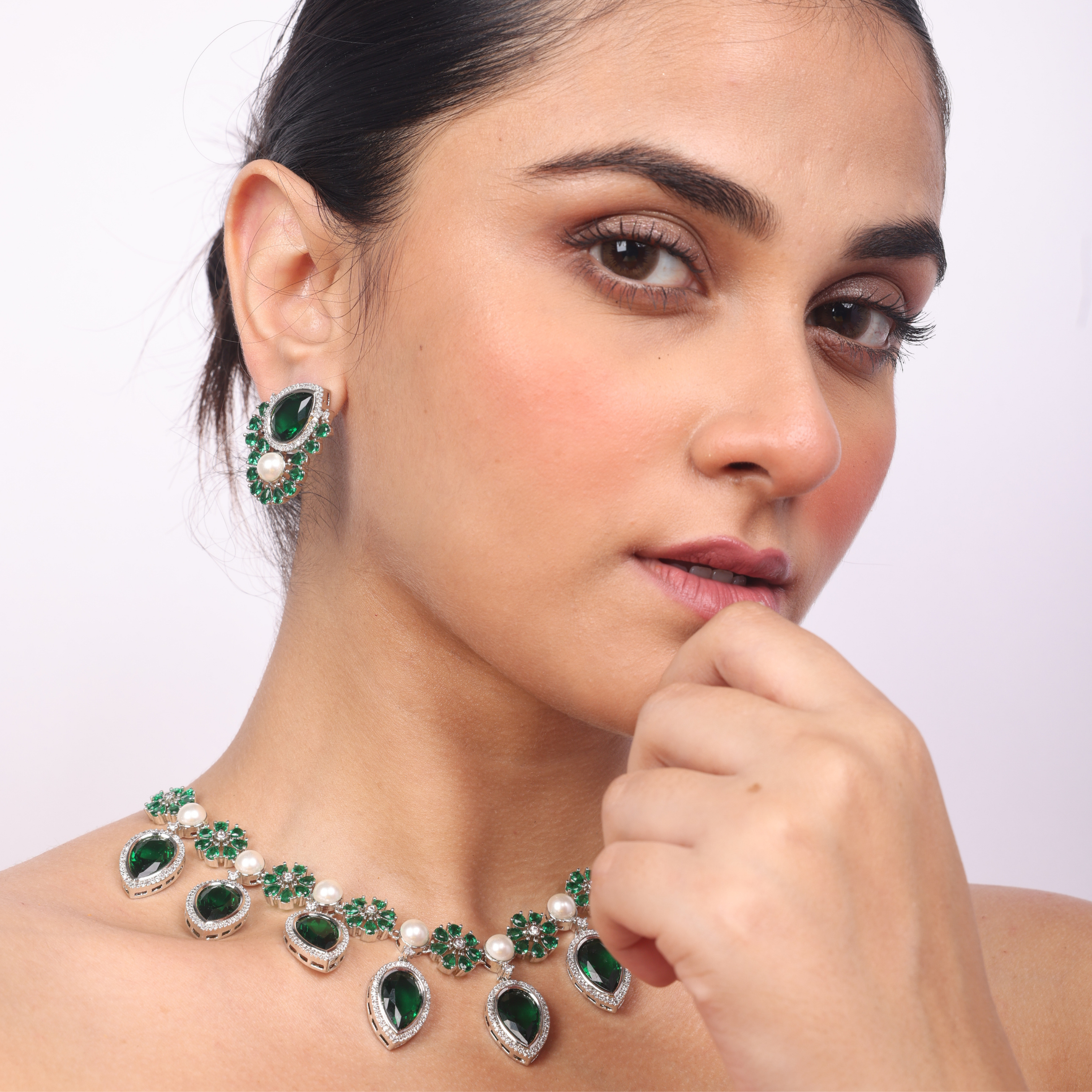 Verazza | Signature CZ Crystal Necklace Set