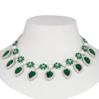 Verazza | Emerald | Signature CZ Crystal Necklace Set