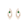 Vortex Eye | Emerald | Premium CZ Crystal Earring