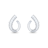 Water Drop | Silverene | Premium CZ Crystal Earring