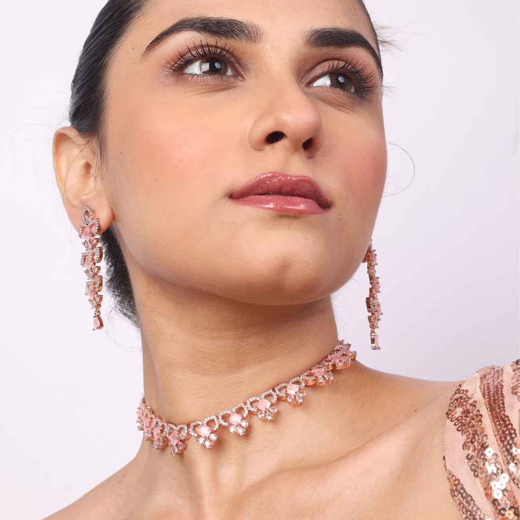 Willowfire | Premium CZ Crystal Necklace Set