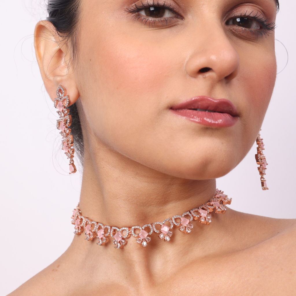 Willowfire | Premium CZ Crystal Necklace Set