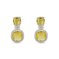 Zenith | Citrine | Signature CZ Crystal Earring