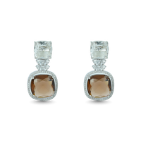 Zenith | Topaz | Signature CZ Crystal Earring
