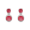 Zenith | Garnet | Signature CZ Crystal Earring