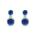 Zenith | Sapphire | Signature CZ Crystal Earring