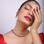 Glided Petal | Premium CZ Crystal Necklace Set