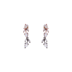 Glided Petal | Premium CZ Crystal Necklace Set