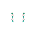 Glided Petal | Premium CZ Crystal Necklace Set