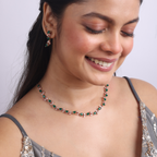 Glided Petal | Premium CZ Crystal Necklace Set