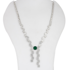 Lustrella | Emerald | Signature CZ Crystal Necklace Set