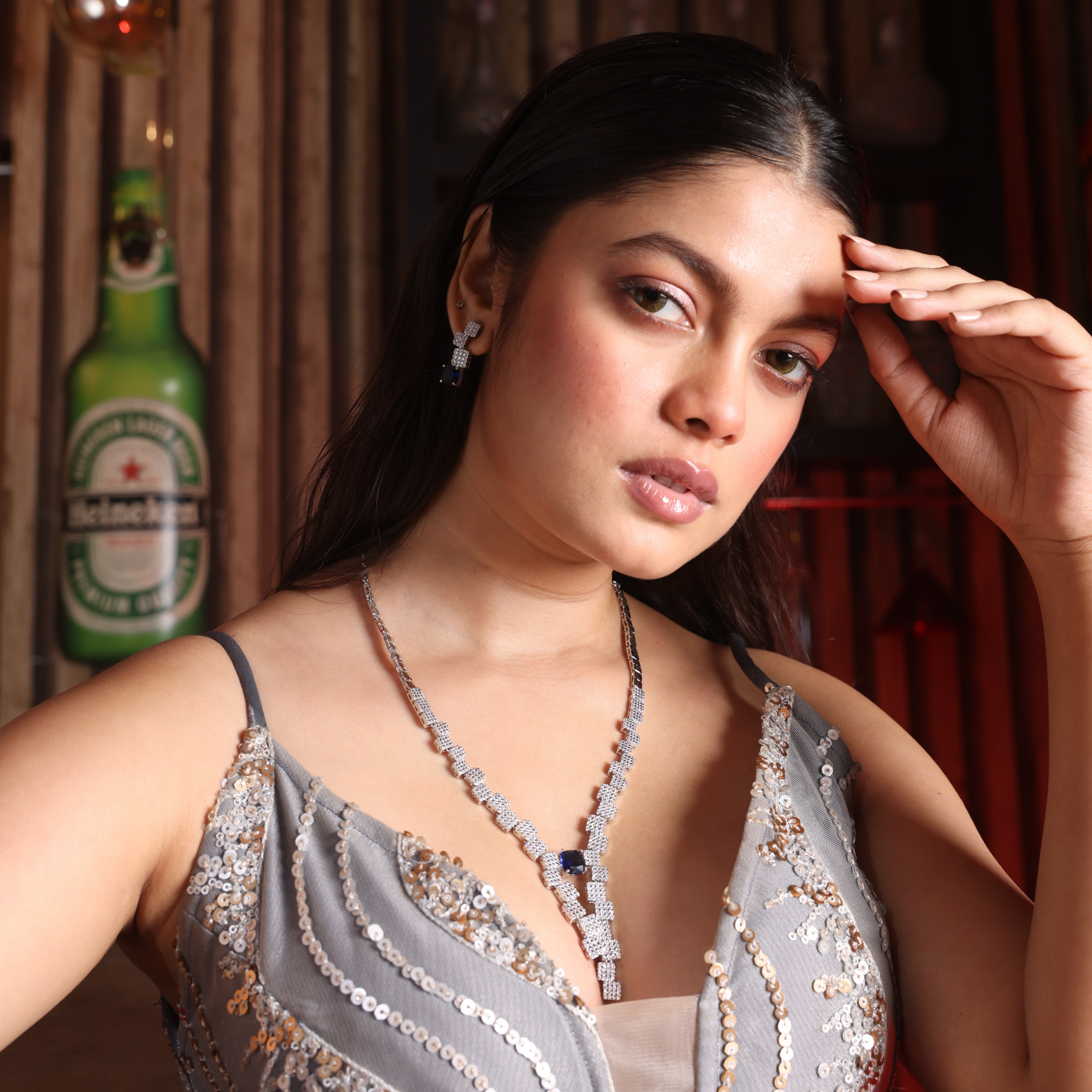 Lustrella | Signature CZ Crystal Necklace Set