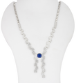 Lustrella | Sapphire | Signature CZ Crystal Necklace Set