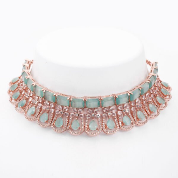 Mint Green Neckline Globe