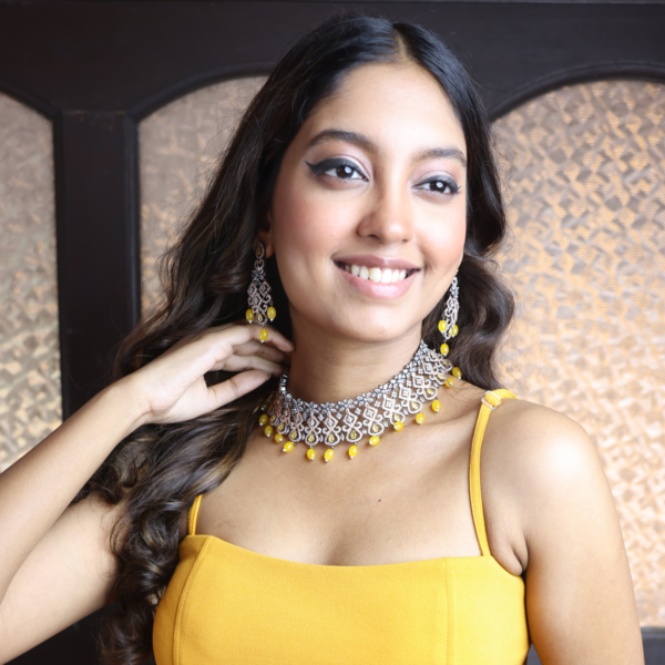 Yellow Beads Tiara - Image 5