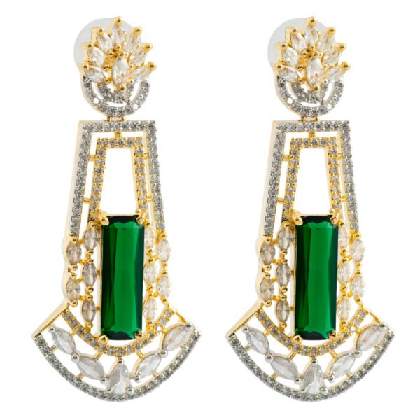 Radiant Dangles Emerald