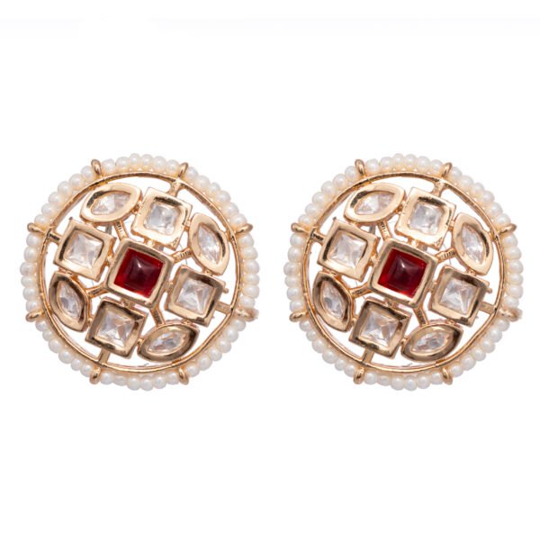 Antique Ember Studs Ruby