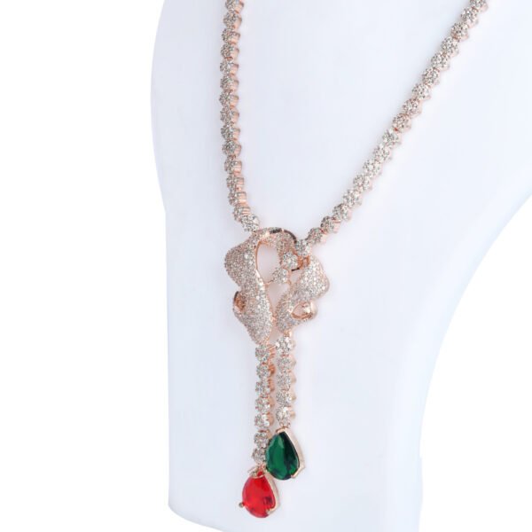 Athereal Rose Necklace Set - Image 2