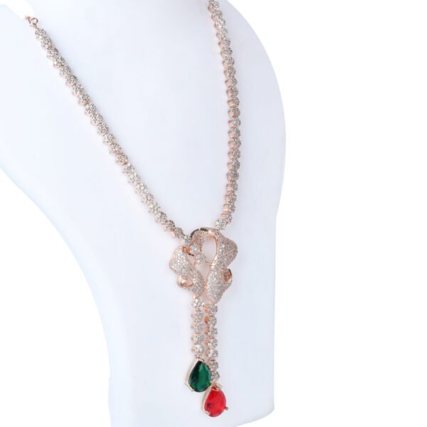 Athereal Rose Necklace Set - Image 3