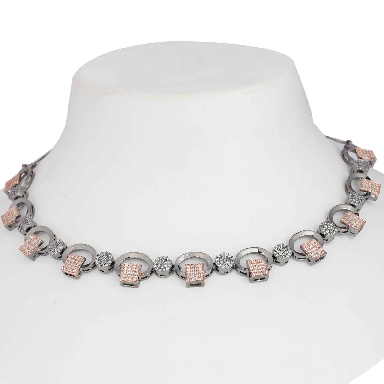 Cubic Swirl Necklace Darkrise
