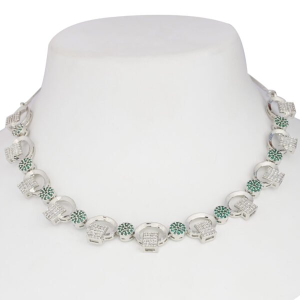 Cubic Swirl Necklace Silveen