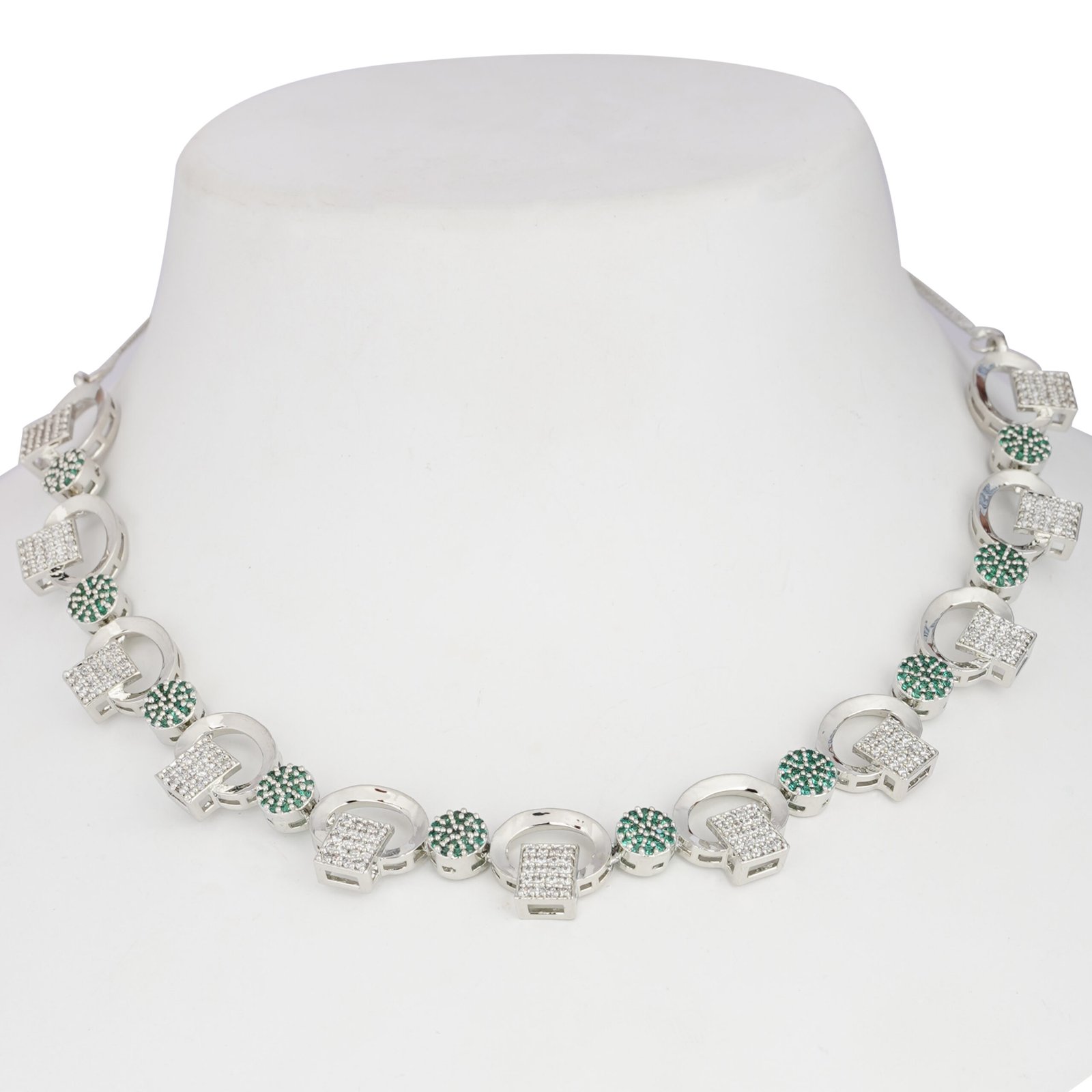 Cubic Swirl Necklace Silveen